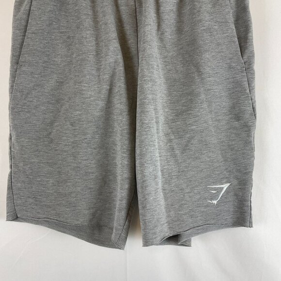 Gymshark Men's Shorts M Heather Gray Elastic Tie Waist - Picture 3 of 7